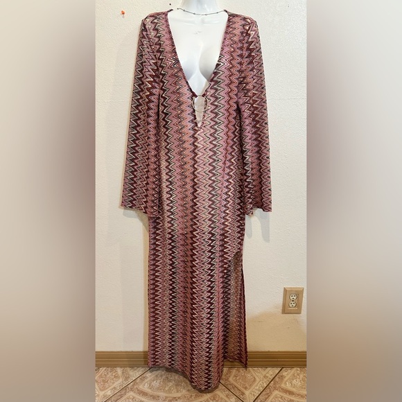 Vici Joanne Crochet Cover Up Maxi Dress - Picture 3 of 14